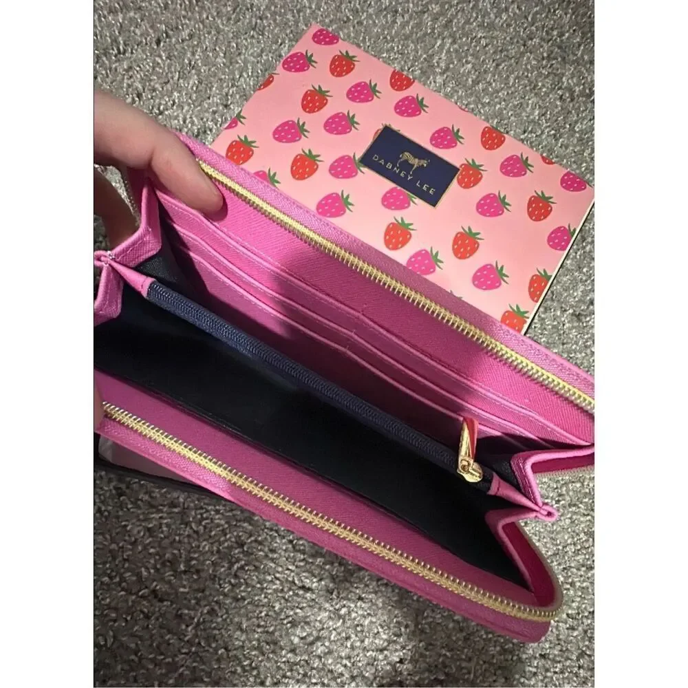Dabney Lee Strawberry Clutch Wallet NWT